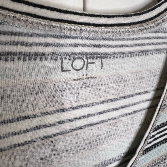 BAG159. Loft casual striped tee Medium - Picture 2 of 4